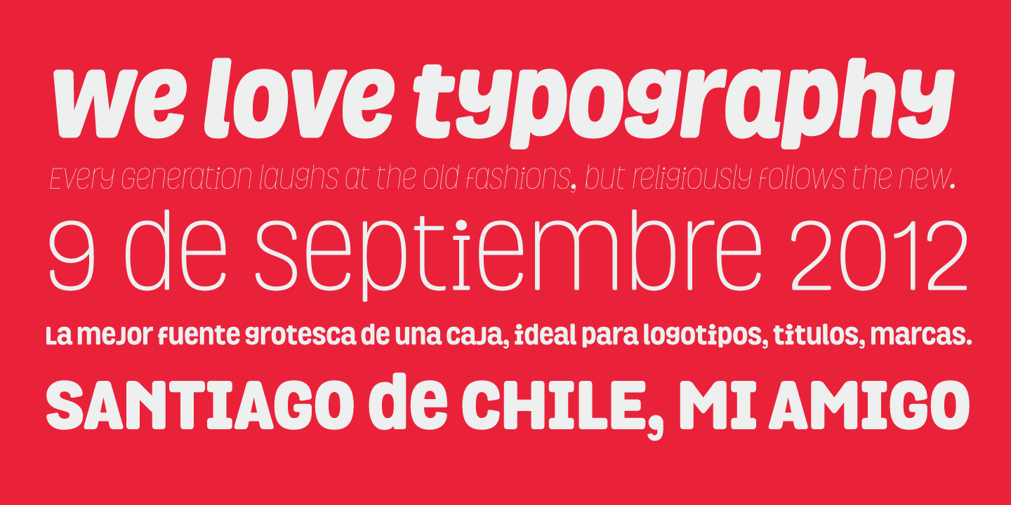 Grota Rounded Bold Italic Font preview